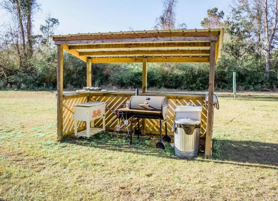 Secluded Tiny House By The Marsh With Hunting Island Beach Pass Frogmore Esterno foto