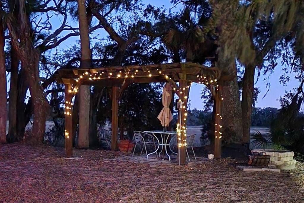 Secluded Tiny House By The Marsh With Hunting Island Beach Pass Frogmore Esterno foto